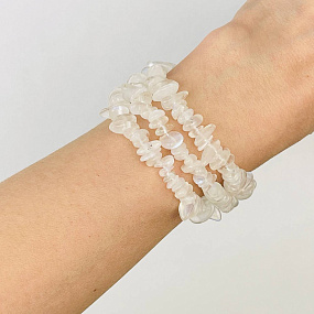 Бусины для украшений из Лунного камня крошка