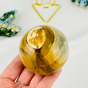 Шар из Яшмы "Мукаит", Артикул: 088708 - изображение товара №2