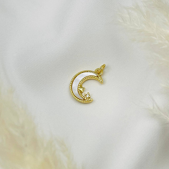 Подвеска перламутровая "Полумесяц" (1 шт), Артикул: 105881 - изображение товара №2