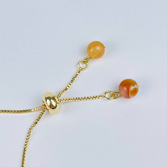 Браслет регулируемый с Агатом, Артикул: 117848 - изображение товара №3