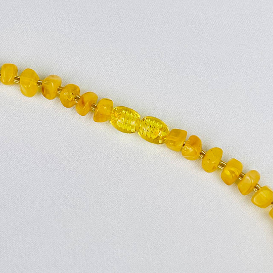 Колье из Янтаря, Артикул: 116060 - изображение товара №2