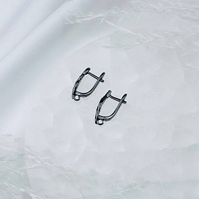 Швензы для сережек с Фианитами, Артикул: 056826 - изображение товара №2