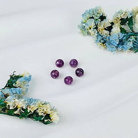 Бусины для украшений из Лепидолита (5 шт)