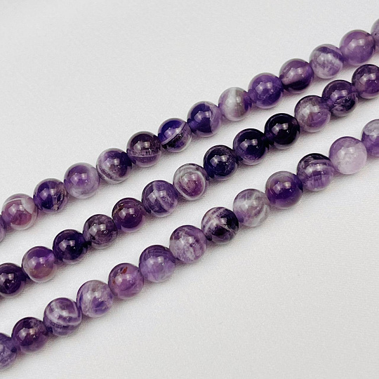 Бусины для украшений из Аметиста (60 бусин), Артикул: 085512 - изображение товара №2