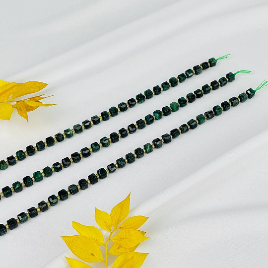 Бусины для украшений из Фуксита (46 бусин), Артикул: 116744 - изображение товара №3