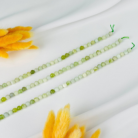 Бусины для украшений из Офикальцита (58 бусины), Артикул: 117783 - изображение товара №1