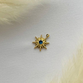 Подвеска с фианитом (1 шт)