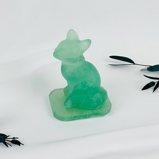 Фигурка Лиса из Флюорита, Артикул: 117435 - изображение товара №4