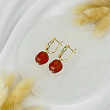 Серьги из Сердолика