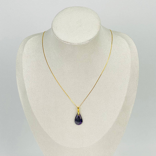 Кулон на цепочке из Сугилита, Артикул: 116752 - изображение товара №2