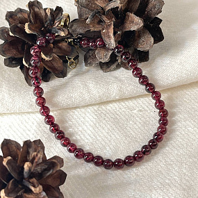 Браслет из Граната (Пироп), Артикул: 099110 - изображение товара №1