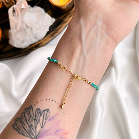 Браслет из Бирюзы, Артикул: 097342 - изображение товара №3