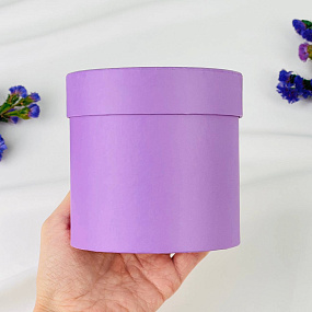 Подарочная коробка фиолетовая под шар, Артикул: 116522 - изображение товара №2