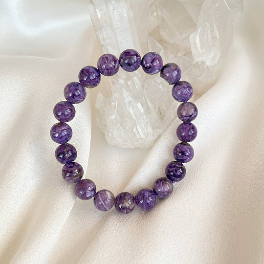 Браслет из Чароита, Артикул: 095051 - изображение товара №1