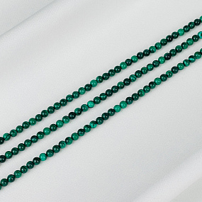 Бусины для украшений из Малахита (96 бусин)