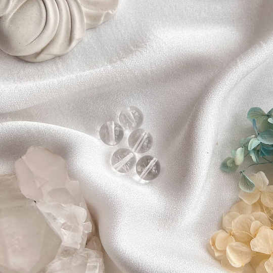 Бусины для украшений из Горного Хрусталя (5 шт), Артикул: 097506 - изображение товара №2