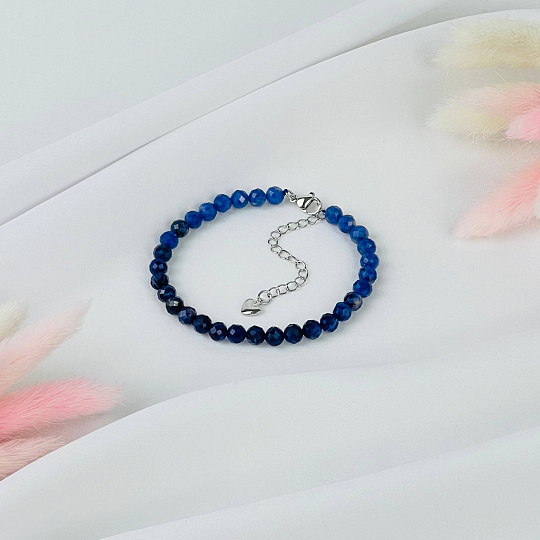 Браслет из Содалита (градиент), Артикул: 116814 - изображение товара №2