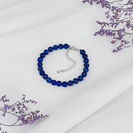 Браслет из Лазурита, Артикул: 079266 - изображение товара №1