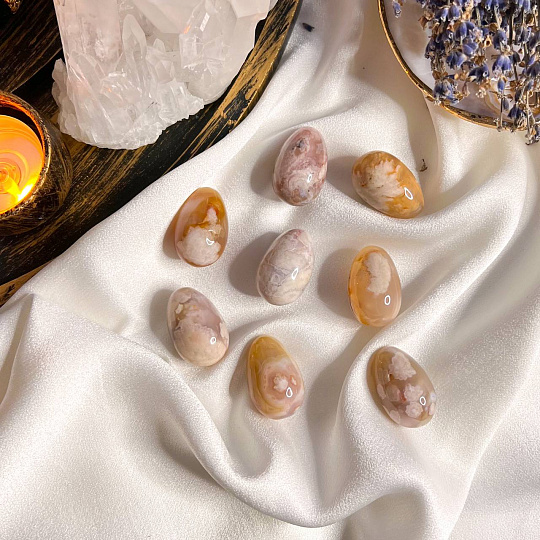 Яйцо из цветочного Агата, Артикул: 097853 - изображение товара №1