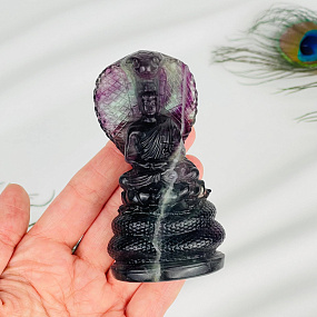 Статуэтка Будда из Флюорита, Артикул: 117373 - изображение товара №2
