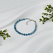 Браслет из Аквамарина (градиент)
