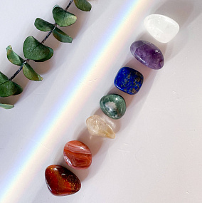 Чакра набор из натуральных камней (7 камней) 