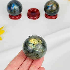 Шар из Лабрадора на подставке, Артикул: 078585 - изображение товара №2