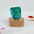 Срез Хризоколлы в Малахите на подставке