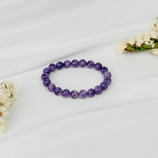 Браслет из Чароита, Артикул: 115949 - изображение товара №3