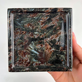 Блюдо из Арфведсонита (Нуумит), Артикул: 117107 - изображение товара №2