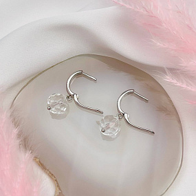 Серьги из Горного Хрусталя, Артикул: 105536 - изображение товара №3