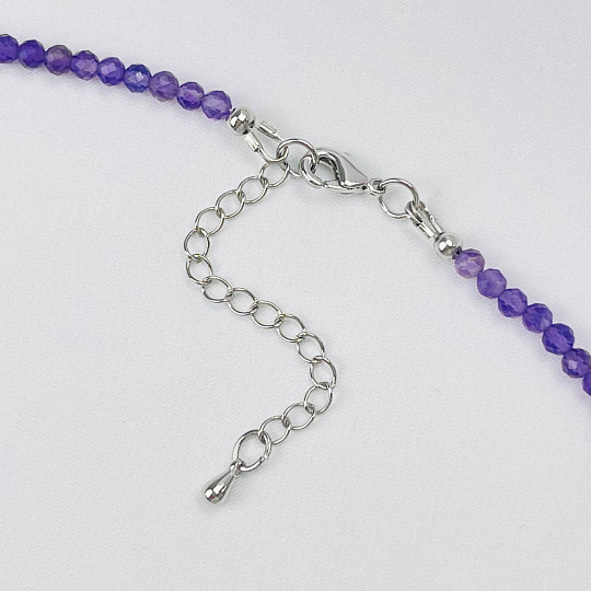Колье из Аметиста, Артикул: 075928 - изображение товара №3