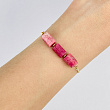 Браслет регулируемый из розового Турмалина