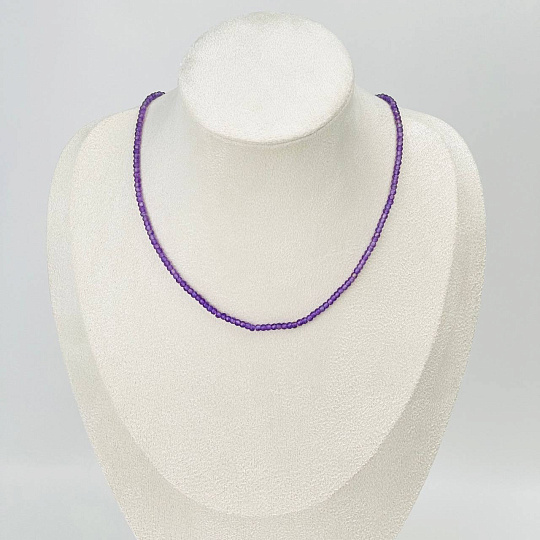 Колье из Аметиста (градиент), Артикул: 114659 - изображение товара №1