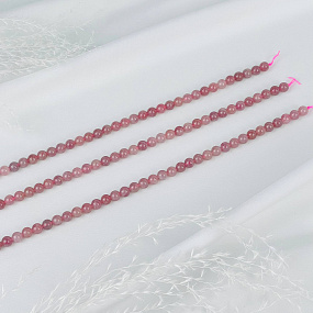 Бусины для украшений из мадагаскарского Розового кварца, Артикул: 076399 - изображение товара №3