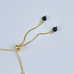 Браслет регулируемый (на защиту) из Яшмы, Турмалина и Гематита, Артикул: 117959 - изображение товара №3