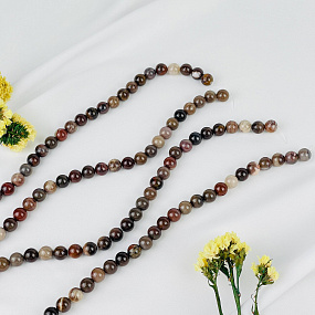 Бусины для украшений Окаменелое дерево (37 бусин), Артикул: 107385 - изображение товара №1