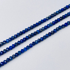 Бусины для рукоделия из Лазурита огранка