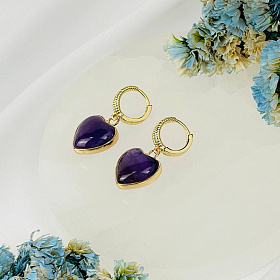Серьги из Аметиста