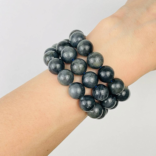 Бусины для украшений из Лабрадора (33 бусины), Артикул: 085491 - изображение товара №2