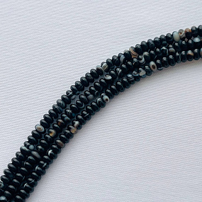 Бусины для украшений из  полосатого Агата, Артикул: 101549 - изображение товара №1