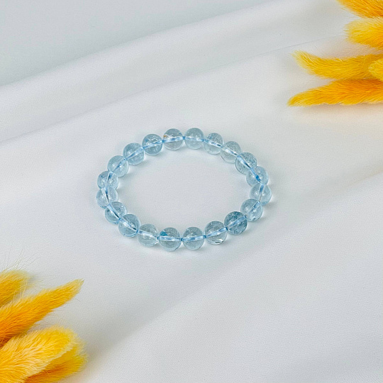 Браслет из голубого Топаза, Артикул: 117305 - изображение товара №2