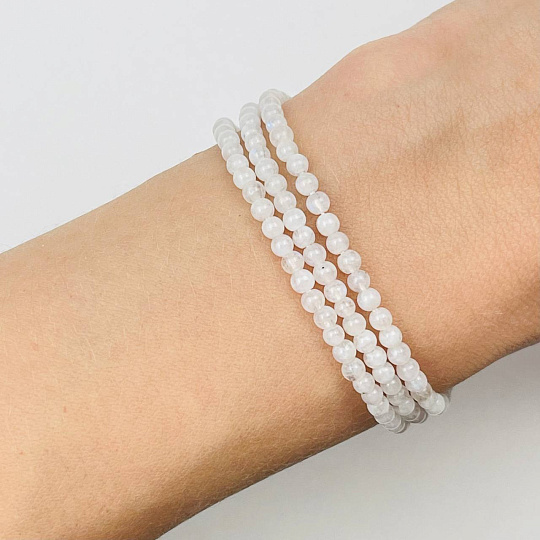 Бусины для украшений из Лунного камня, Артикул: 080401 - изображение товара №2