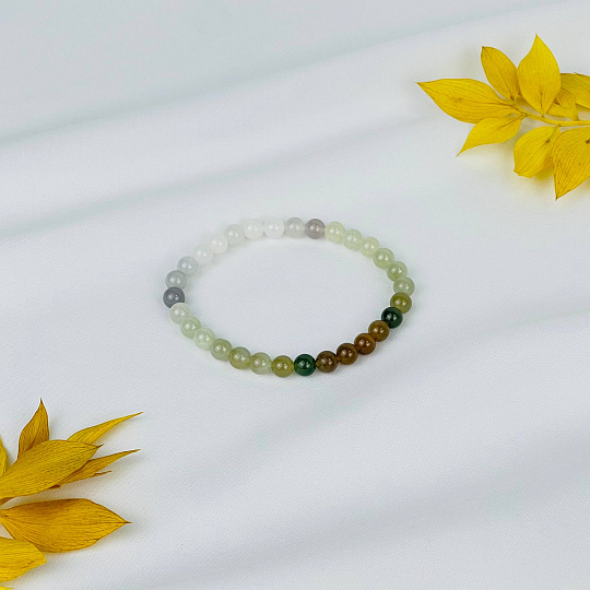 Браслет из Нефрита, Артикул: 117165 - изображение товара №1