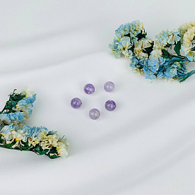 Бусины для украшений из Аметиста (5 шт)