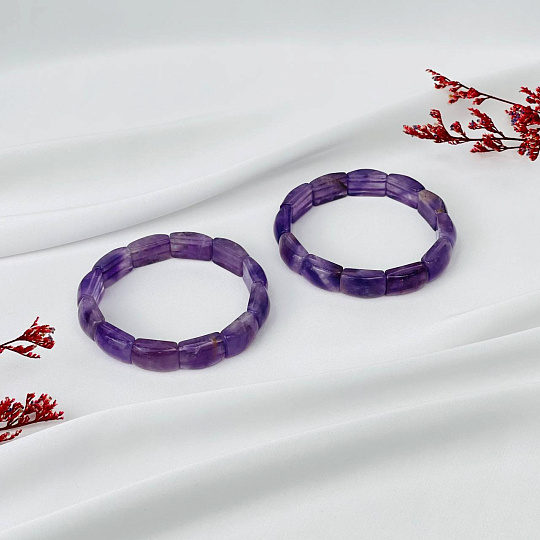 Браслет из Аметиста, Артикул: 073080 - изображение товара №2