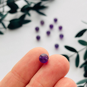 Бусины для украшений из Аметиста (10 шт), Артикул: 101626 - изображение товара №2