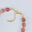 Браслет из Клубничного кварца