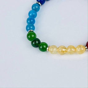 Браслет 7 чакр из Самоцветов, Артикул: 117588 - изображение товара №3