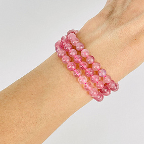 Бусины для украшений из мадагаскарского Розового кварца, Артикул: 084196 - изображение товара №2